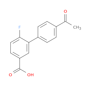 4'-Acetyl-6-fluoro-[1,1'-biphenyl]-3-carboxylic acid