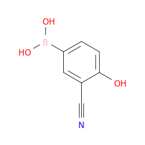 1-羟基-2-氰基-4-苯基硼酸