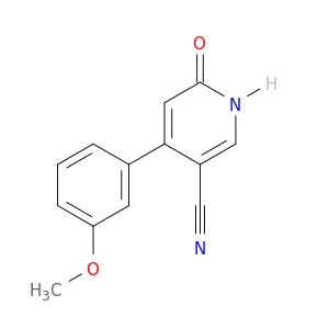 3-Pyridinecarbonitrile, 1,6-dihydro-4-(3-methoxyphenyl)-6-oxo-