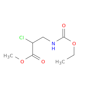 Propanoic acid, 2-chloro-3-[(ethoxycarbonyl)amino]-, methyl ester