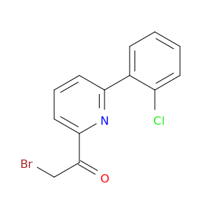 Ethanone, 2-bromo-1-[6-(2-chlorophenyl)-2-pyridinyl]-