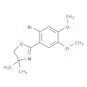 Oxazole, 2-(2-bromo-4,5-dimethoxyphenyl)-4,5-dihydro-4,4-dimethyl-