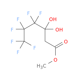 Hexanoic acid, 4,4,5,5,6,6,6-heptafluoro-3,3-dihydroxy-, methyl ester