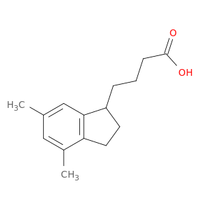 1H-Indene-1-butanoic acid, 2,3-dihydro-4,6-dimethyl-