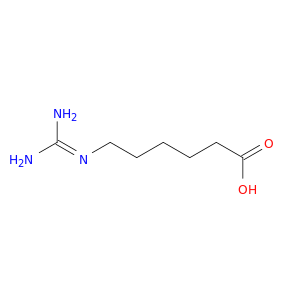 6-(diaminomethylideneamino)hexanoic acid