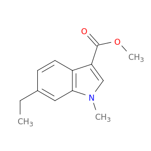1H-Indole-3-carboxylic acid, 6-ethyl-1-methyl-, methyl ester
