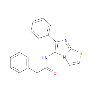 Benzeneacetamide, N-(6-phenylimidazo[2,1-b]thiazol-5-yl)-