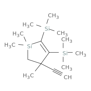 Silacyclopent-2-ene, 4-ethynyl-1,1,4-trimethyl-2,3-bis(trimethylsilyl)-