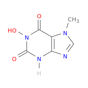 1H-Purine-2,6-dione,3,7-dihydro-1-hydroxy-7-methyl-