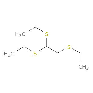 Ethane, 1,1,2-tris(ethylthio)-
