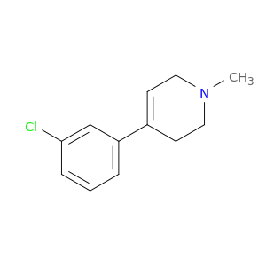 Pyridine, 4-(3-chlorophenyl)-1,2,3,6-tetrahydro-1-methyl-