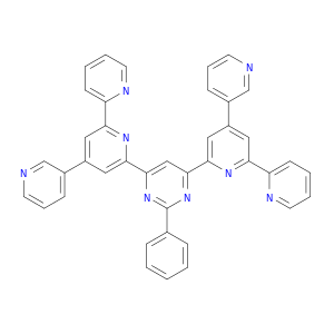 Pyrimidine, 2-phenyl-4,6-bis([2,2':4',3''-terpyridin]-6'-yl)-