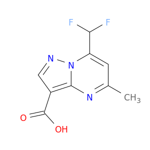 7-(二氟甲基)-5-甲基吡唑[1,5-A]嘧啶-3-羧酸