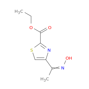 2-Thiazolecarboxylic acid, 4-[1-(hydroxyimino)ethyl]-, ethyl ester