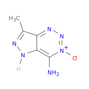 5H-Pyrazolo[4,3-d]-1,2,3-triazin-4-amine,7-methyl-, 3-oxide