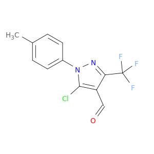 5-chloro-1-(4-methylphenyl)-3-(trifluoromethyl)pyrazole-4-carbaldehyde