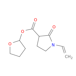 3-Pyrrolidinecarboxylic acid, 1-ethenyl-2-oxo-, tetrahydro-2-furanyl ester