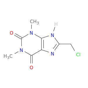 8-(Chloromethyl)-1,3-dimethyl-2,3,6,9-tetrahydro-1H-purine-2,6-dione