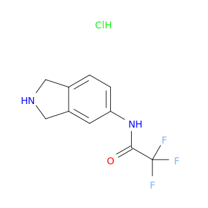 乙酰胺,N-(2,3-二氢-1H-异吲哚-5-基)-2,2,2-三氟-,盐酸盐(1：1)