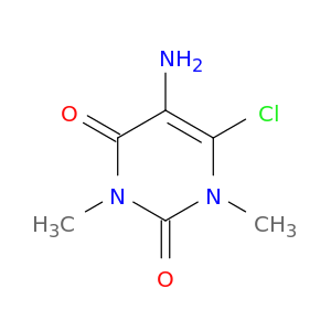 2,4(1H,3H)-Pyrimidinedione,5-amino-6-chloro-1,3-dimethyl-