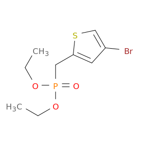 Phosphonic acid, [(4-bromo-2-thienyl)methyl]-, diethyl ester
