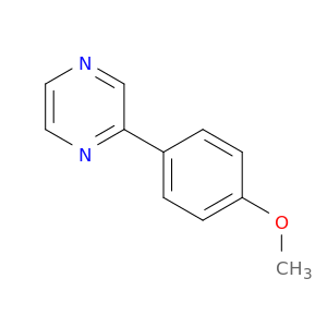 Pyrazine, 2-(4-methoxyphenyl)-