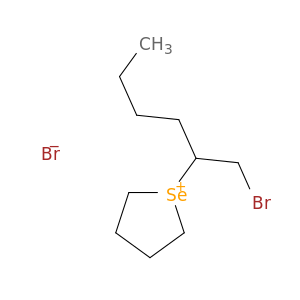 Selenophenium, 1-[1-(bromomethyl)pentyl]tetrahydro-, bromide