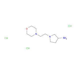 1-(2-Morpholinoethyl)pyrrolidin-3-amine trihydrochloride