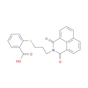 2-((3-(1,3-二氧代-1H-苯并[de]异喹啉-2(3H)-基)丙基)硫基)苯甲酸