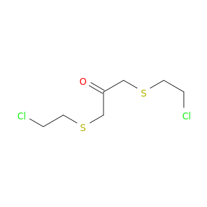 1,3-bis[(2-chloroethyl)sulfanyl]propan-2-one