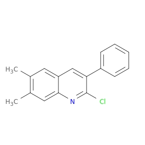 2-Chloro-6,7-dimethyl-3-phenylquinoline