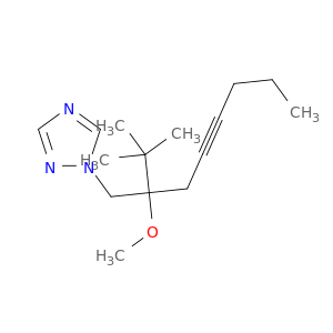 1H-1,2,4-Triazole, 1-[2-(1,1-dimethylethyl)-2-methoxy-4-octynyl]-