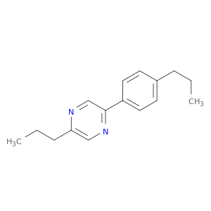 Pyrazine, 2-propyl-5-(4-propylphenyl)-