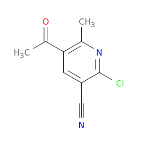 3-Pyridinecarbonitrile, 5-acetyl-2-chloro-6-methyl-