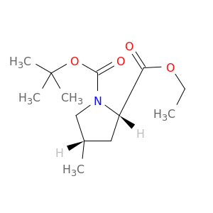 (2S,4S)-1-叔丁基2-乙基4-甲基吡咯烷-1,2-二羧酯