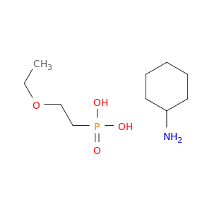 Phosphonic acid, (2-ethoxyethyl)-, compd. with cyclohexanamine (1:1)