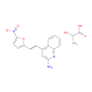 2-Amino-4-(2-(5-nitro-2-furyl)vinyl)quinoline lactate