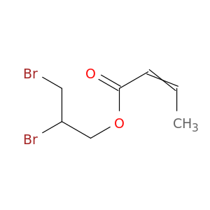 2,3-dibromopropyl but-2-enoate