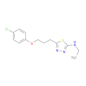 1,3,4-Thiadiazol-2-amine, 5-[3-(4-chlorophenoxy)propyl]-N-ethyl-