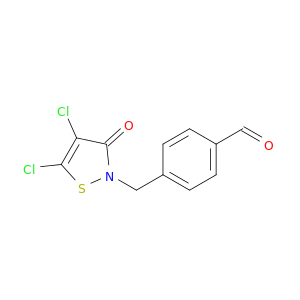Benzaldehyde, 4-[(4,5-dichloro-3-oxo-2(3H)-isothiazolyl)methyl]-