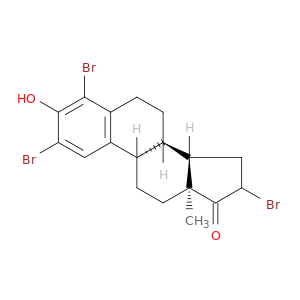 2,4,16-tribromo-3-hydroxyestra-1,3,5(10)-trien-17-one