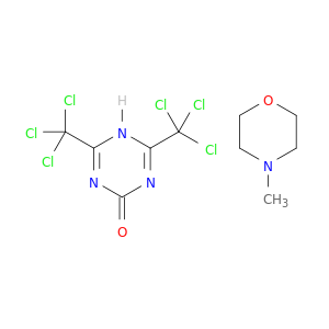 4,6-bis(trichloromethyl)-1,3,5-triazin-2(5h)-one- 4-methylmorpholine(1:1)