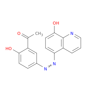 Ethanone, 1-[2-hydroxy-5-[(8-hydroxy-5-quinolinyl)azo]phenyl]-