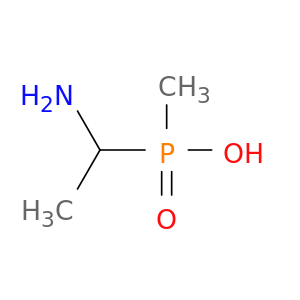 Phosphinic acid, (1-aminoethyl)methyl-