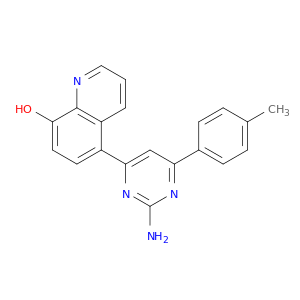 8-Quinolinol, 5-[2-amino-6-(4-methylphenyl)-4-pyrimidinyl]-