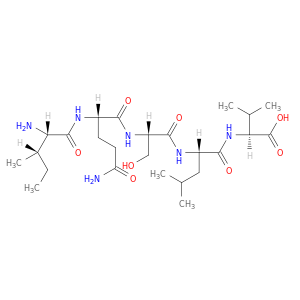 L-Valine, L-isoleucyl-L-glutaminyl-L-seryl-L-leucyl-