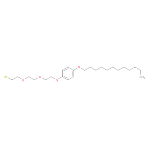 Ethanethiol, 2-[2-[2-[4-(dodecyloxy)phenoxy]ethoxy]ethoxy]-