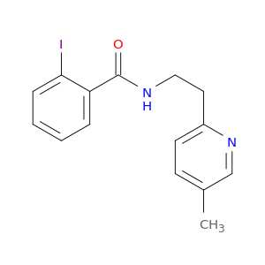 Benzamide, 2-iodo-N-[2-(5-methyl-2-pyridinyl)ethyl]-
