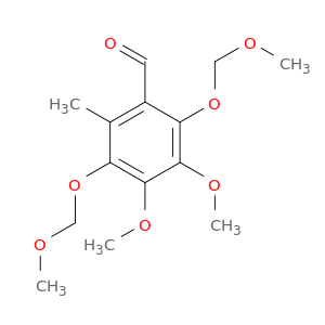 Benzaldehyde, 3,4-dimethoxy-2,5-bis(methoxymethoxy)-6-methyl-