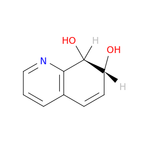 7,8-Quinolinediol, 7,8-dihydro-, trans-